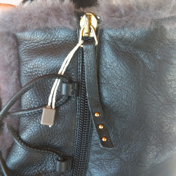 NWOT PALOMA BARCELO Peep Toe Leather Booties - Picture 9 of 15